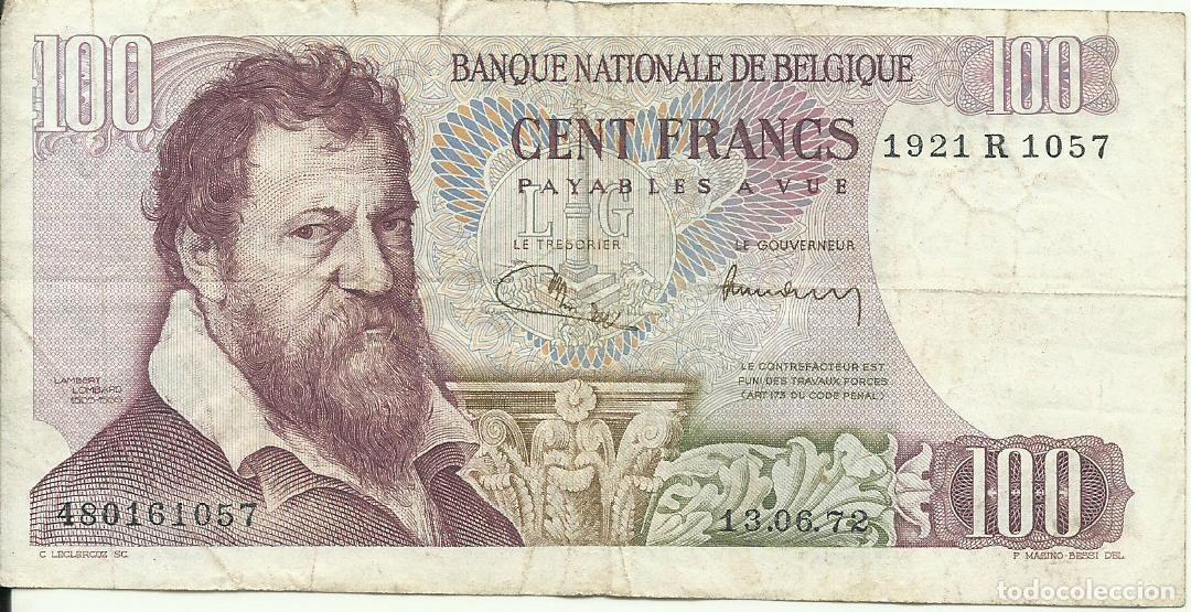 Billetes extranjeros: BELGICA - 100 FRANCOS - 1971 - 1921 R 1057/480161057 - FOTOS