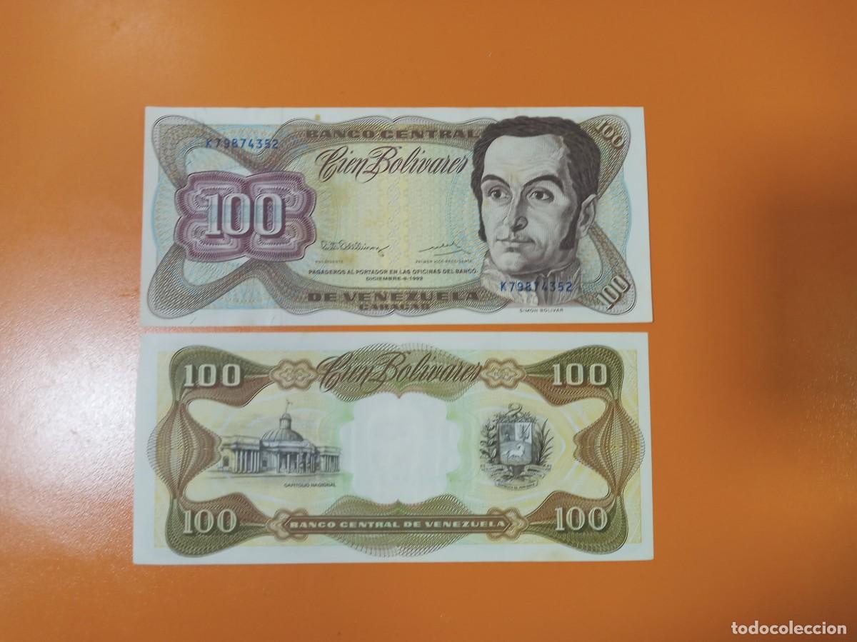 Billetes extranjeros: VENEZUELA 100 BOL&Iacute;VARES 1992