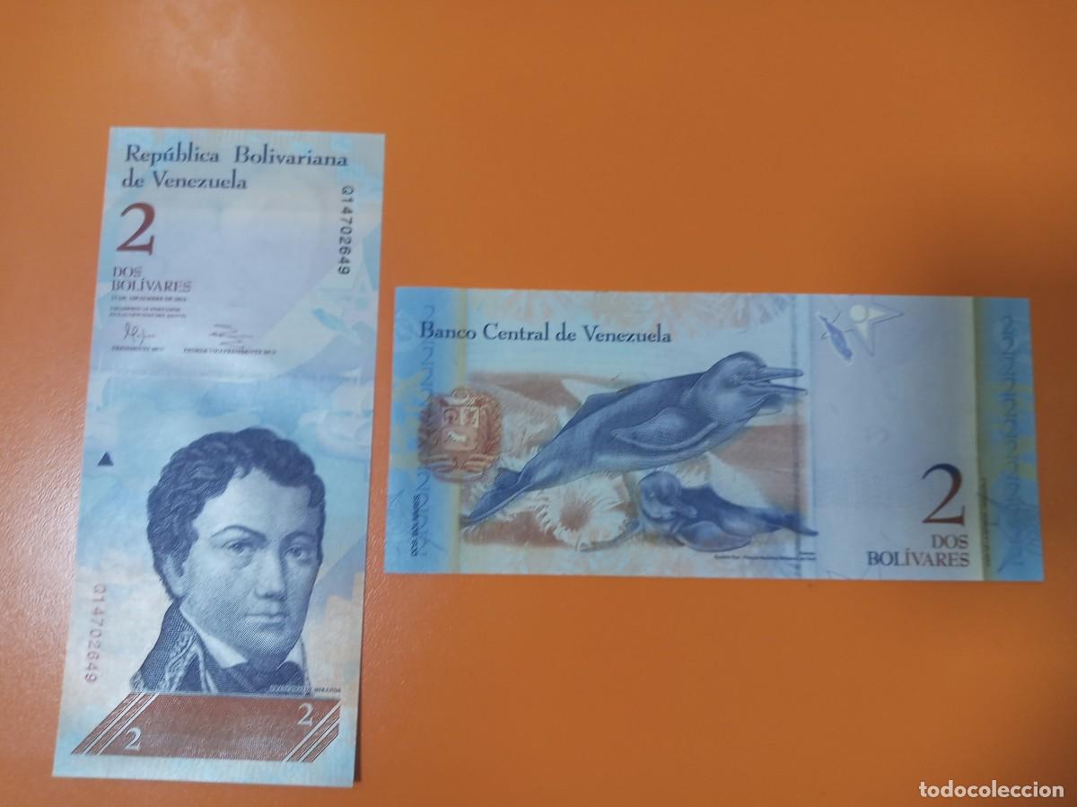 Billetes extranjeros: VENEZUELA 2 BOL&Iacute;VARES DICIEMBRE 2012