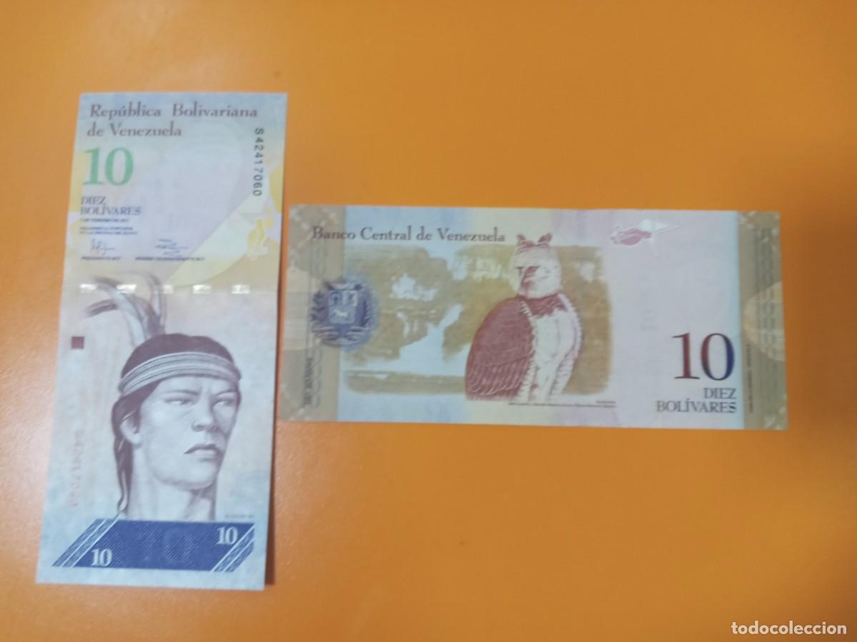 Billetes extranjeros: VENEZUELA 10 BOL&Iacute;VARES 2011