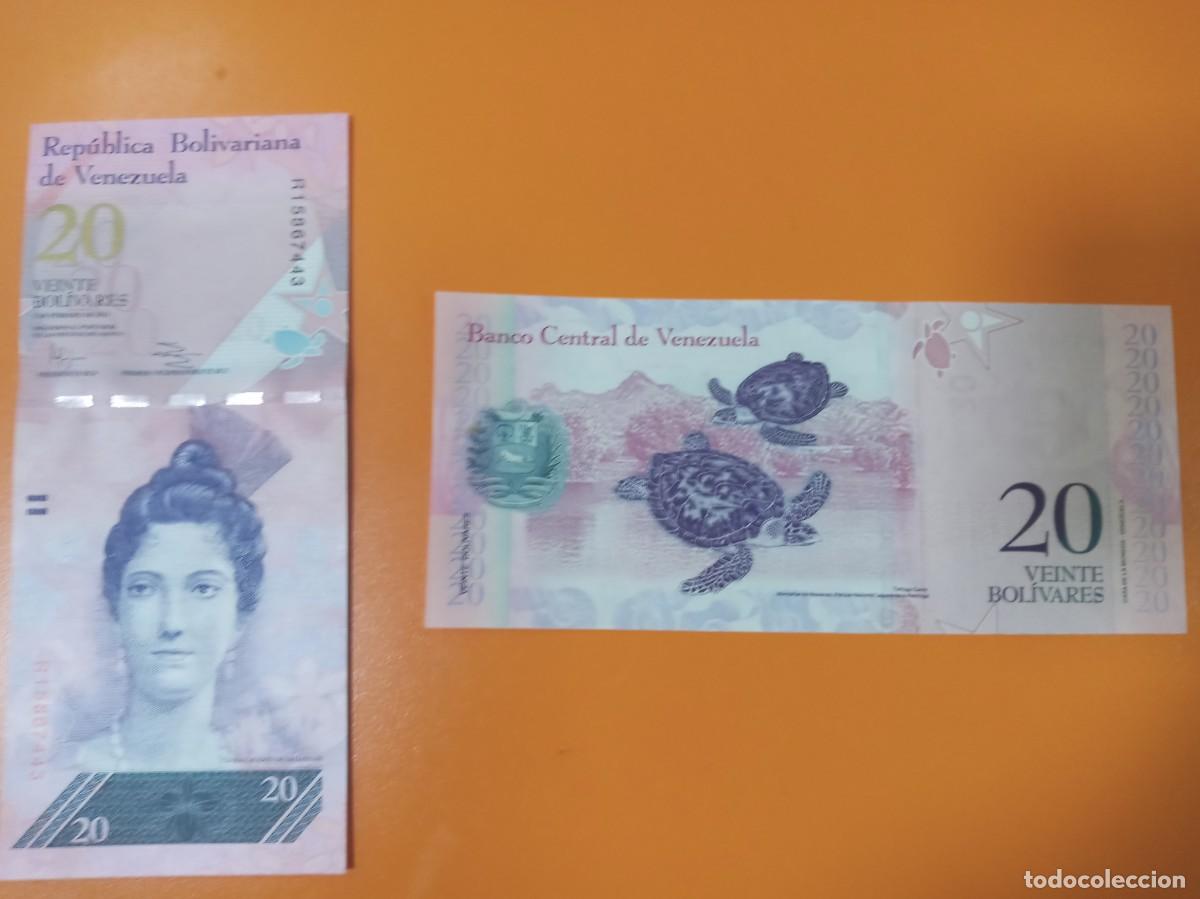 Billetes extranjeros: VENEZUELA 20 BOL&Iacute;VARES 2011
