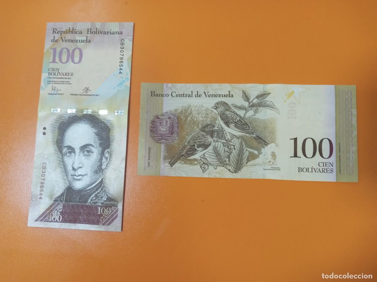 Billetes extranjeros: VENEZUELA 100 BOL&Iacute;VARES NOVIEMBRE 2015
