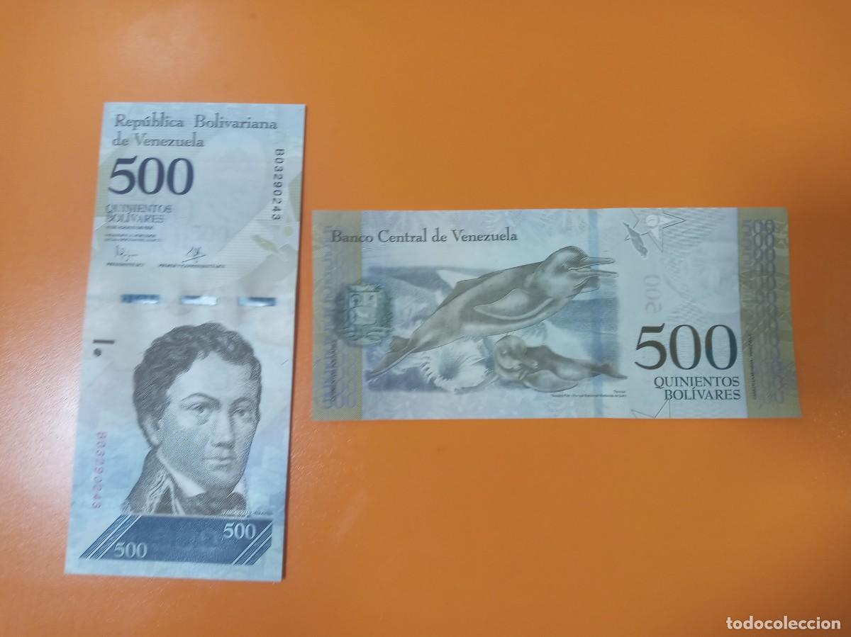Billetes extranjeros: VENEZUELA 500 BOL&Iacute;VARES 2016