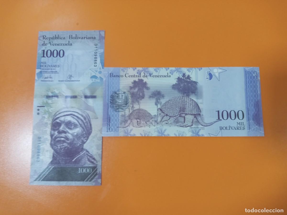 Billetes extranjeros: VENEZUELA 1000 BOL&Iacute;VARES 2017