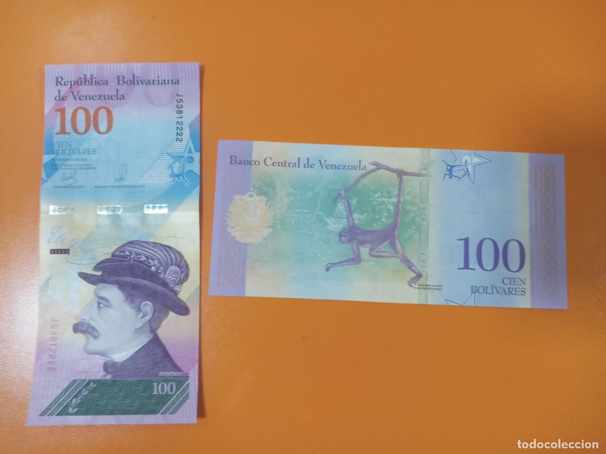 Billetes extranjeros: VENEZUELA 100 BOL&Iacute;VARES MARZO 2018