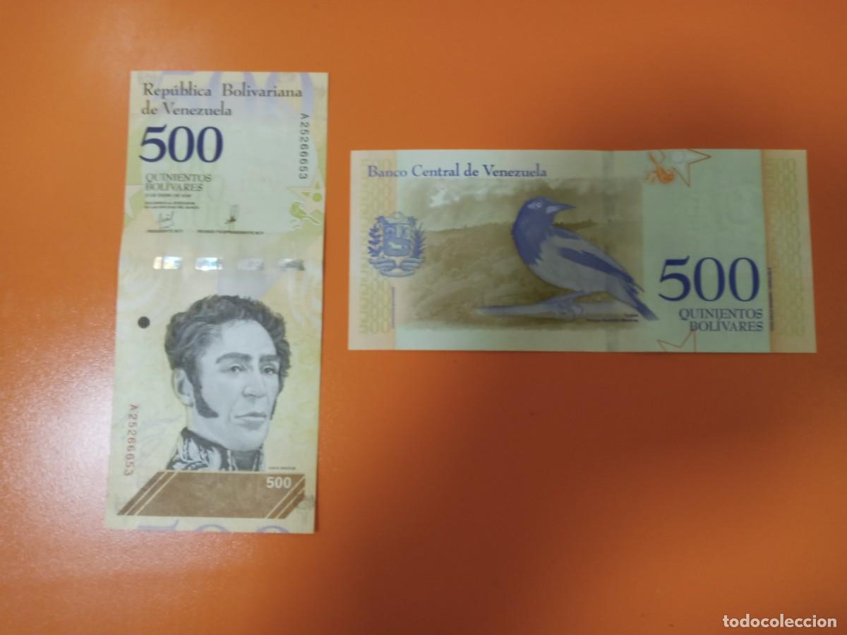 Billetes extranjeros: VENEZUELA 500 BOL&Iacute;VARES ENERO 2018