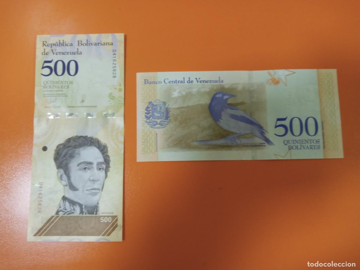 Billetes extranjeros: VENEZUELA 500 BOL&Iacute;VARES MAYO 2018