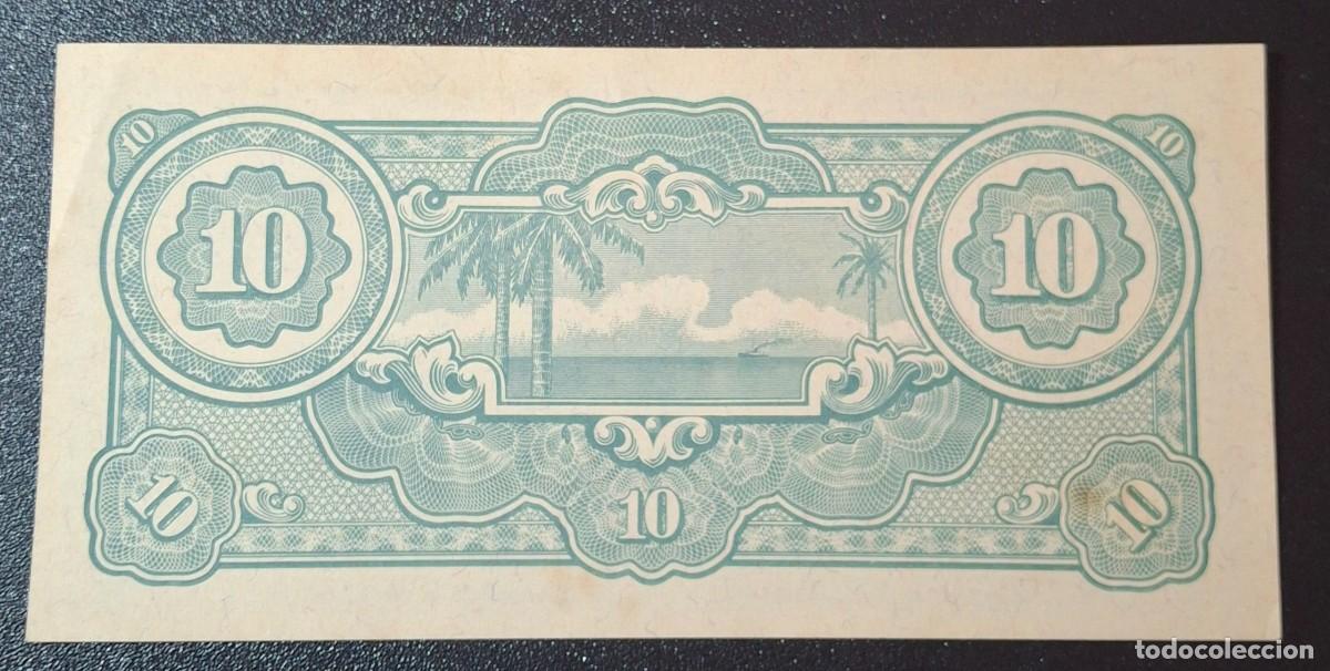 Billetes extranjeros: MALAYA 10 D&oacute;lar 1944 Pick-M7c (EBC+) - Foto 2
