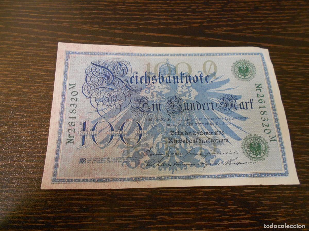 Billetes extranjeros: ALEMANIA-BILLETE ANTIGUO-100 MARCOS-1908-BC