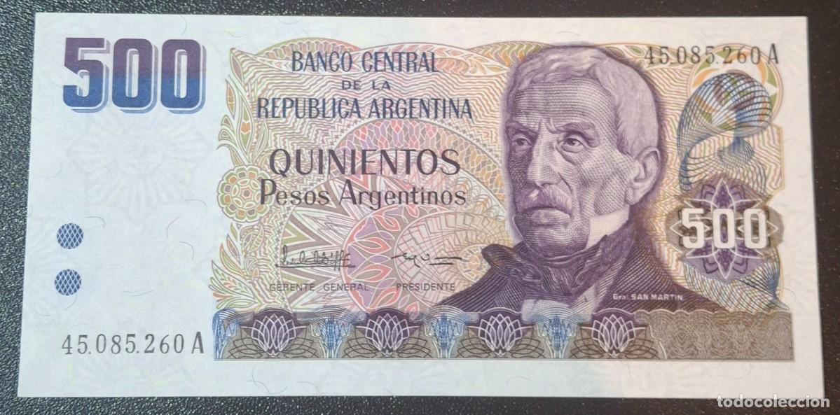 Billetes extranjeros: ARGENTINA 500 Pesos 1984 Pick-316a (SC)