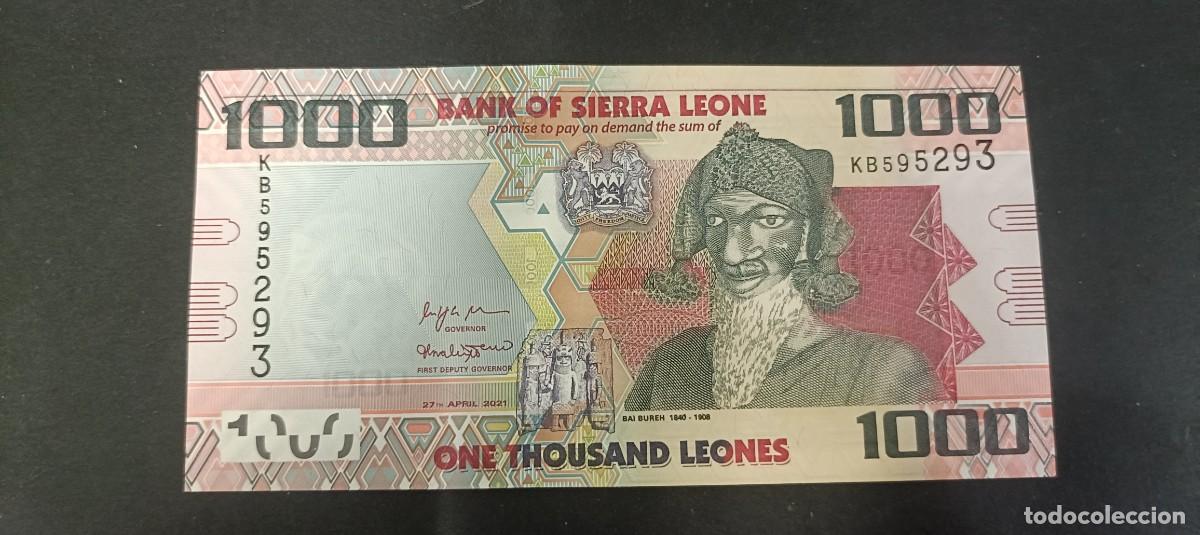 Billetes extranjeros: SIERRA LEONA 1000 LEONES 2021 S/C P=NEW