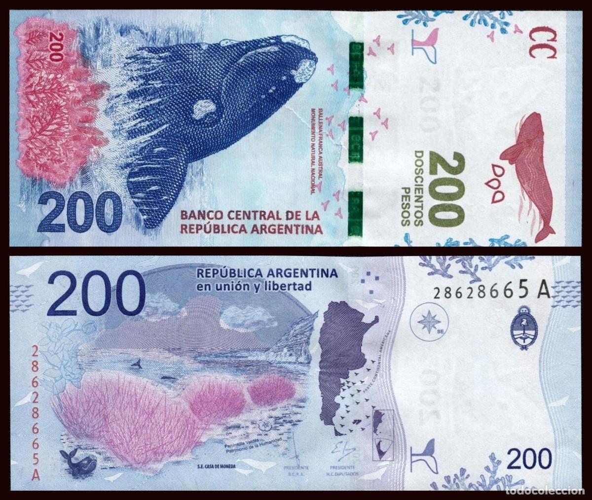 Billetes extranjeros: Argentina 200 Pesos 2016 Pick 364a SC