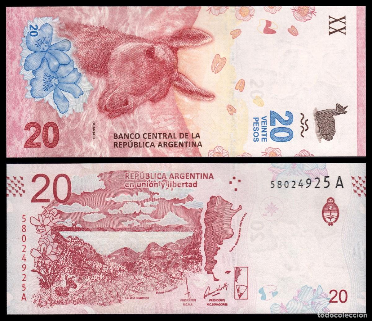 Billetes extranjeros: Argentina 20 Pesos 2017 (Serie A) Pick 361a SC