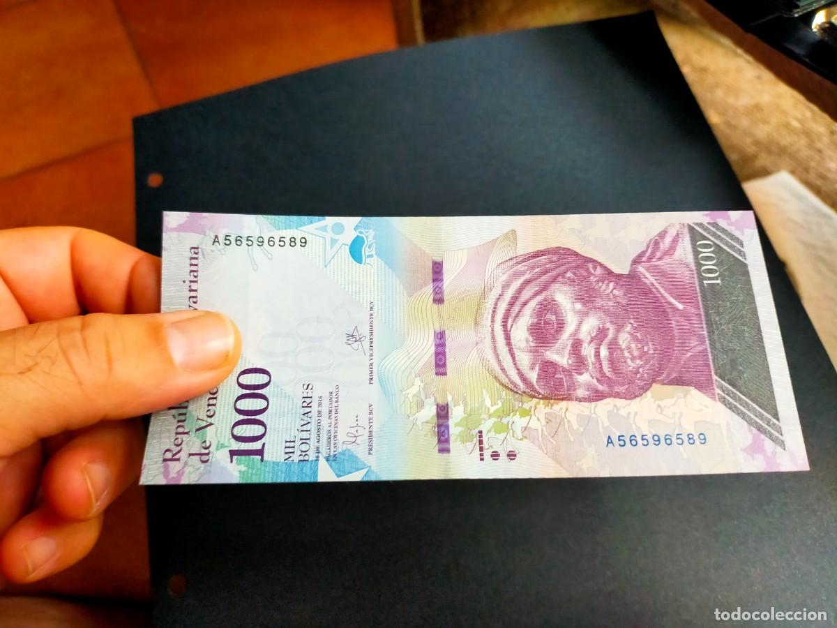 Billetes extranjeros: BILLETE DE 1000 MIL BOLIVARES 18 AGOSTO 2016 VENEZUELA EXCEPCIONAL CONSERVACION