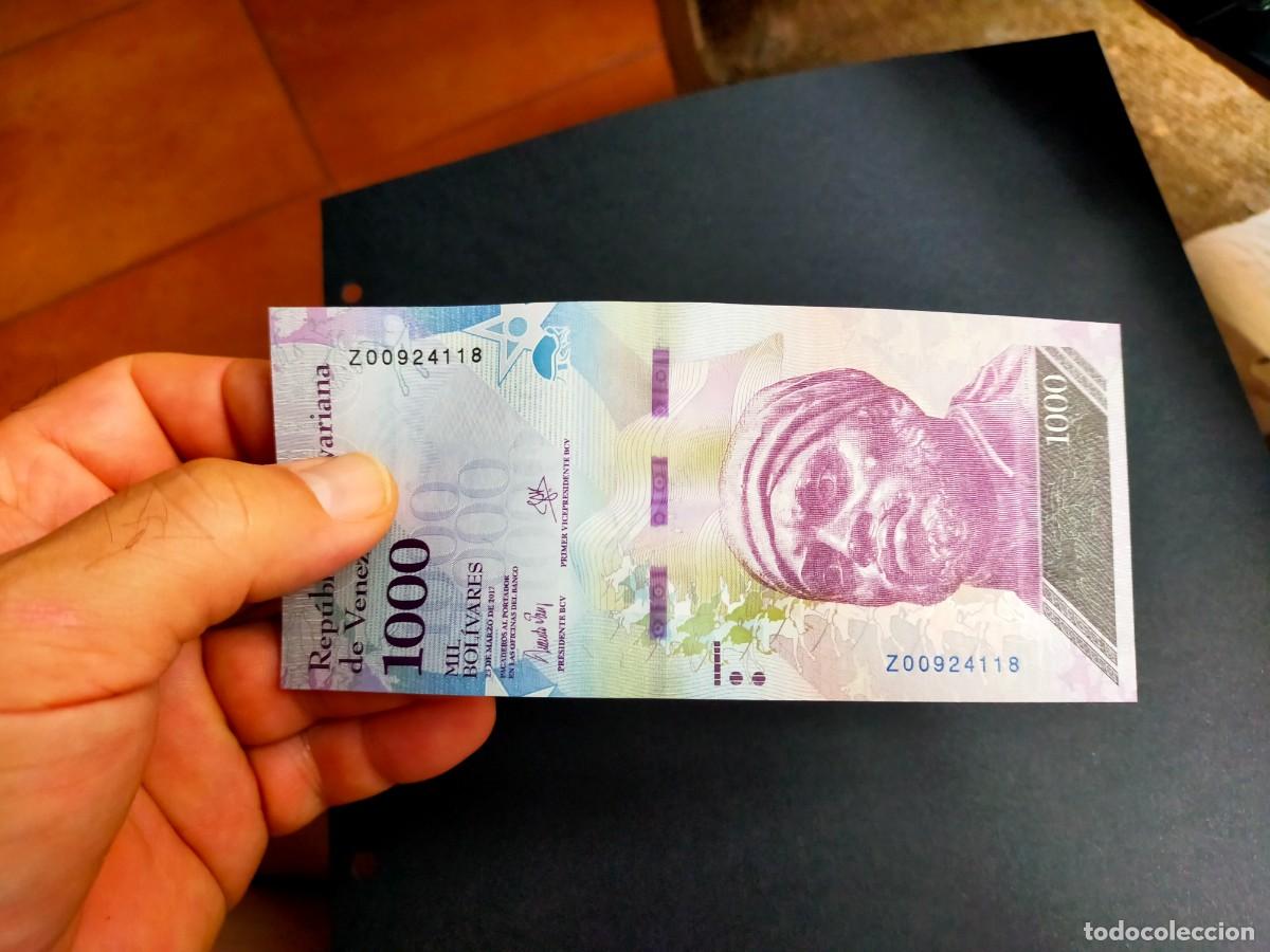 Billetes extranjeros: BILLETE DE 1000 MIL BOLIVARES 23 MARZO 2017 VENEZUELA SERIE Z REPOSICION SUSTITUCION