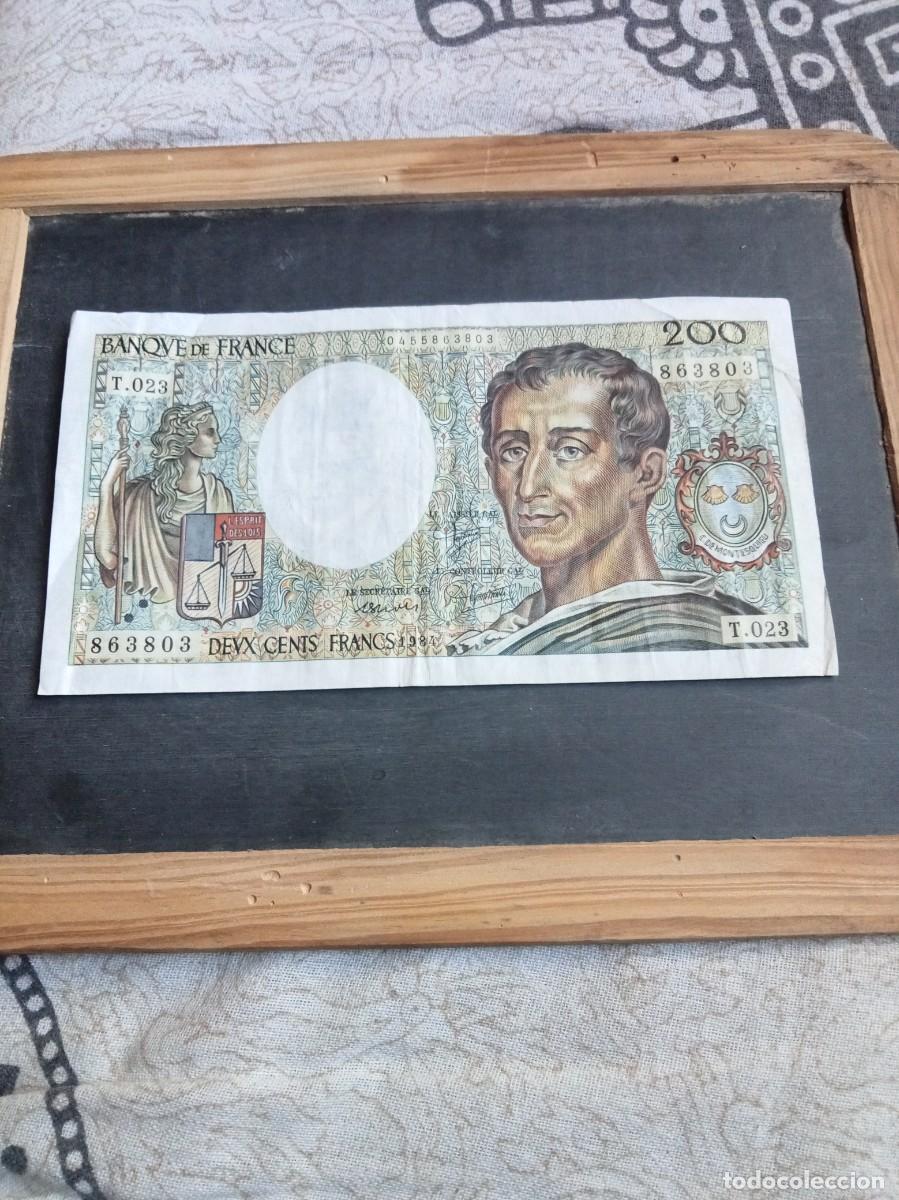 Billetes extranjeros: BILLETE 200 FRANCOS , FRANCIA