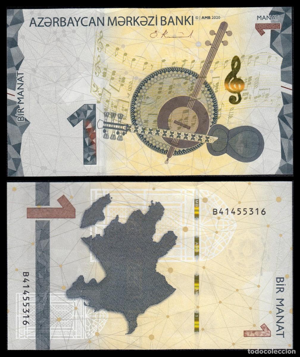 Billetes extranjeros: Azerbaiy&aacute;n 1 Manat 2020 Pick 38a SC