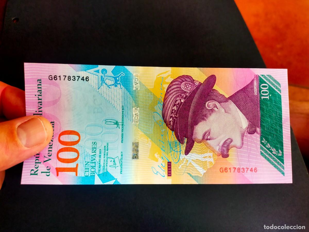 International Banknotes: BILLETE DE 100 CIEN BOLIVARES 15 ENERO 2018 REPUBLICA VENEZUELA EXCEPCIONAL CONSERVACION