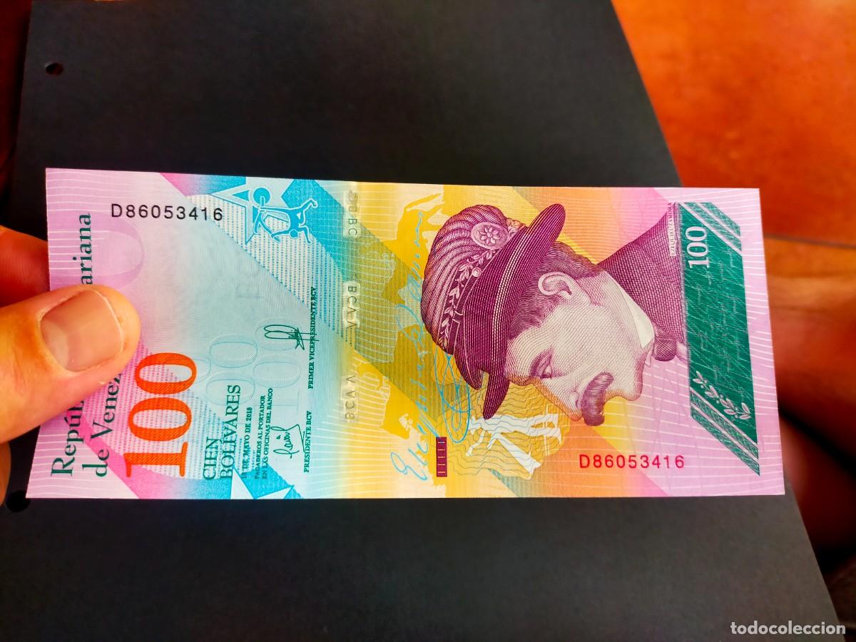 International Banknotes: BILLETE DE 100 CIEN BOLIVARES 18 MAYO 2018 REPUBLICA VENEZUELA EXCEPCIONAL CONSERVACION