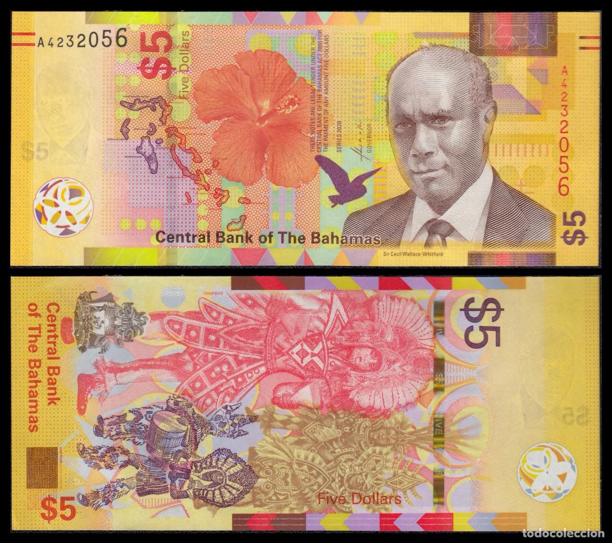 Billetes extranjeros: Bahamas Dollars 2020 (2021) Pick 78A SC