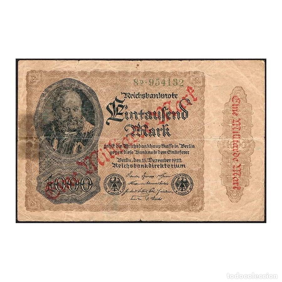 Billetes extranjeros: Alemania 1923 [BLL] 1.000.000 Marcos. Reichsbanknote (RC)