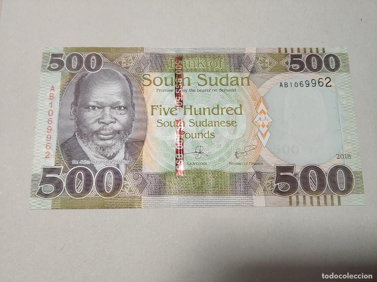 Billetes extranjeros: Billete Sudan, 500 libras, a&ntilde;o 2018, UNC