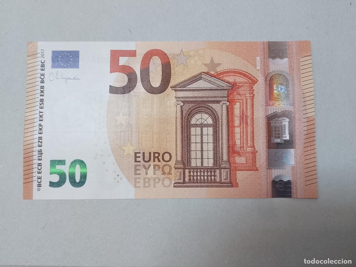 Billetes extranjeros: 50 EURO ITALIA(SM), S064A1, first position, Lagarde, UNC