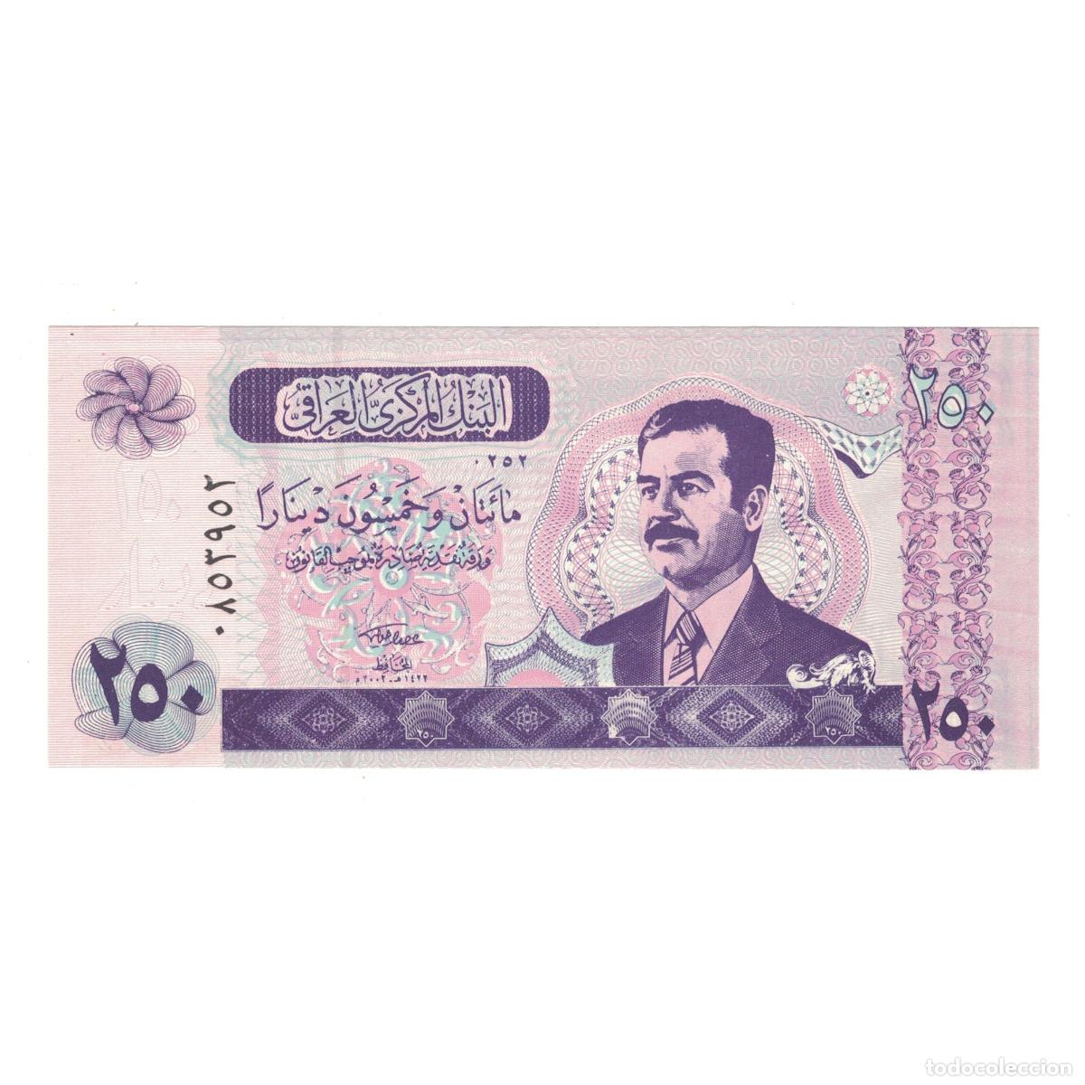 Billetes extranjeros: [#147597] Billete, 250 Dinars, 2002/AH1422, Iraq, KM:88, UNC