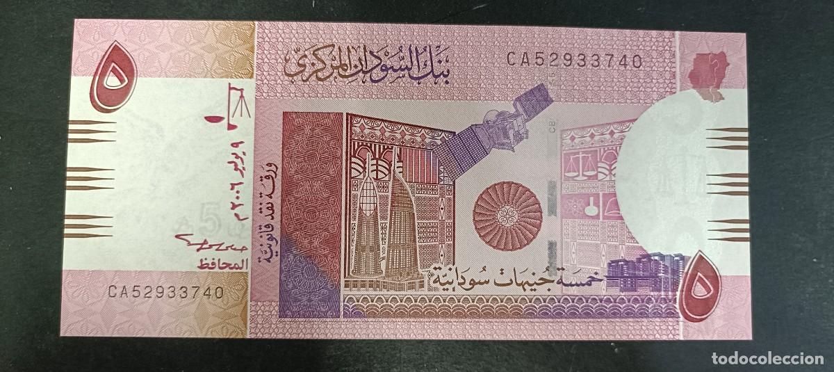 Billetes extranjeros: SUDAN 5 POUNDS 2006 S/C P=66