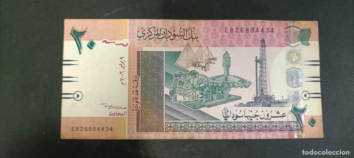 Billetes extranjeros: SUDAN 20 POUNDS 2006 S/C P=68
