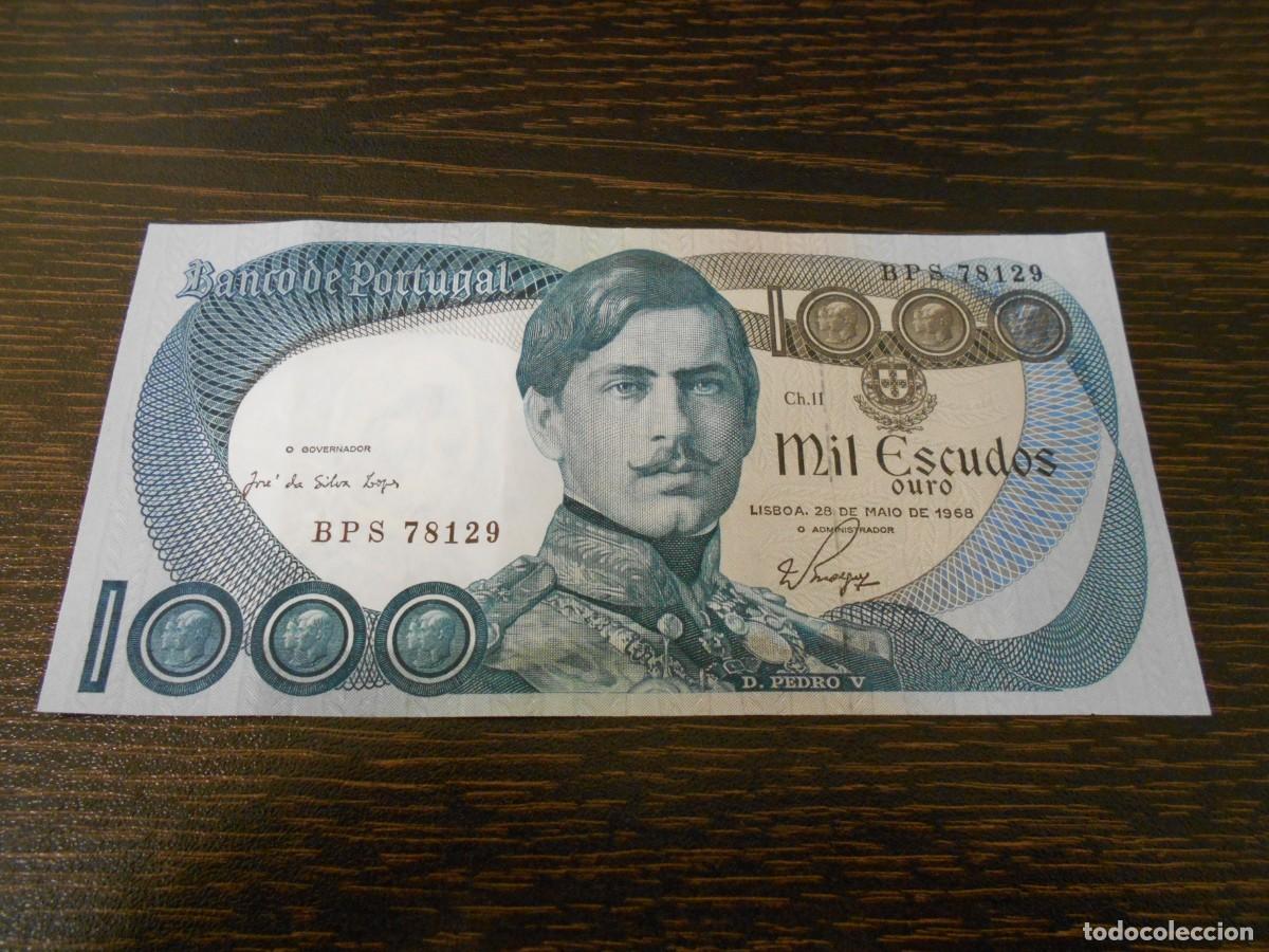 Billetes extranjeros: PORTUGAL BILLETE 1000 ESCUDOS 28-5-1968-EBC-VER FIRMAS