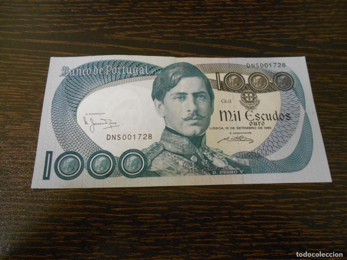 Billetes extranjeros: PORTUGAL BILLETE 1000 ESCUDOS 16-9-1980-MBC-VER FIRMAS