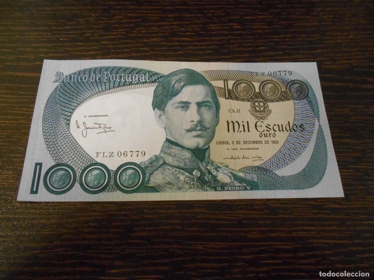 Billetes extranjeros: PORTUGAL BILLETE 1000 ESCUDOS 3-12-1981-MBC-VER FIRMAS