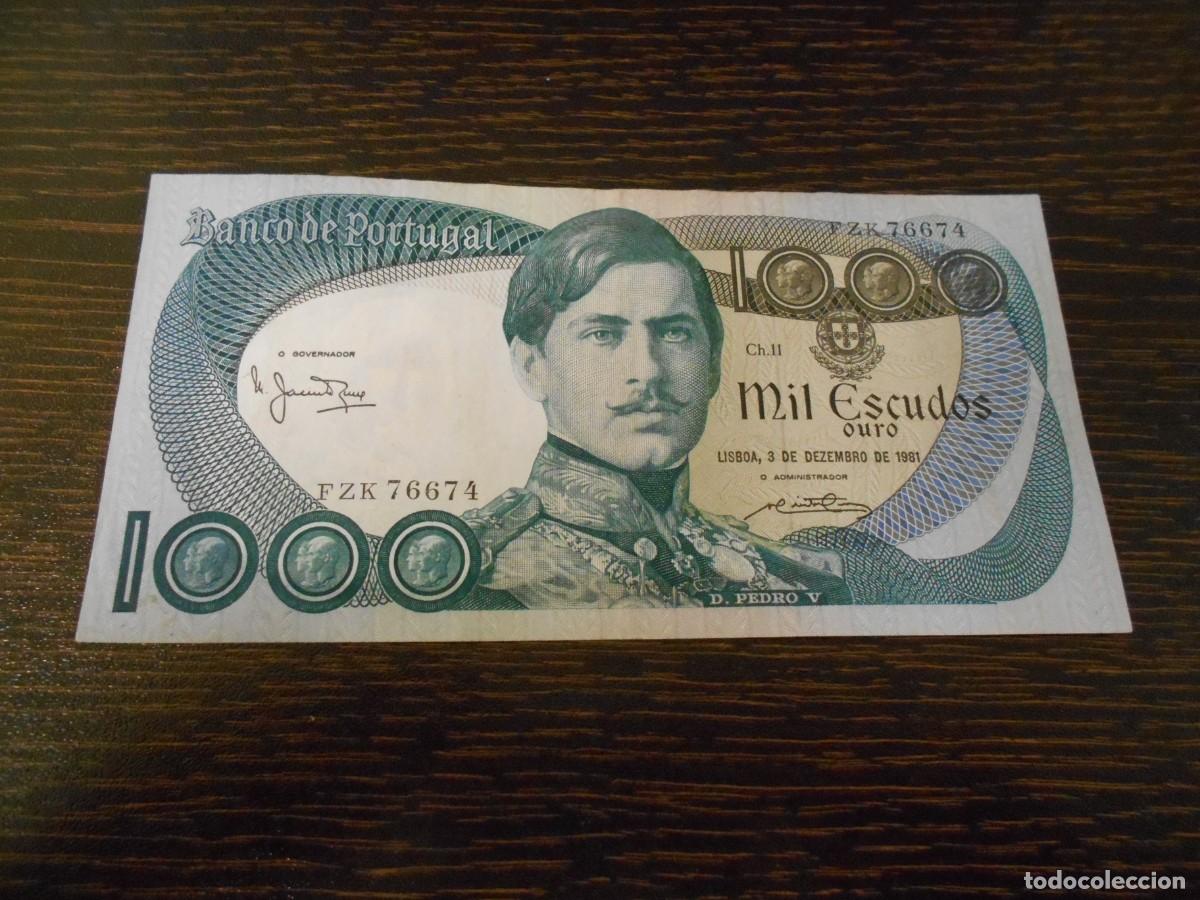 Billetes extranjeros: PORTUGAL BILLETE 1000 ESCUDOS 3-12-1981-MBC-VER FIRMAS