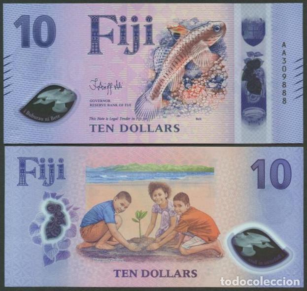 Billetes extranjeros: FIJI (FIYI). 20 $ (2025). S/C. Polimero. Fauna.