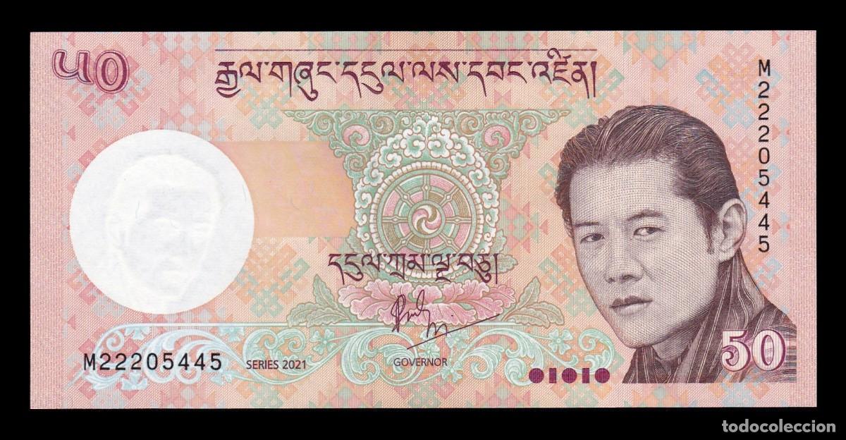 Billetes extranjeros: Bhut&aacute;n 50 Ngultrum Jigme Namgyel 2021 Pick 31c Sc Unc