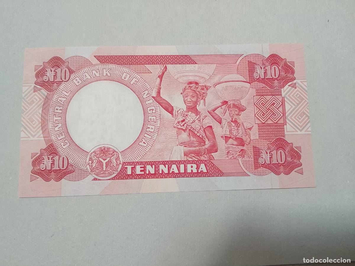 Billetes extranjeros: Billete Nigeria, 10 Naira, a&ntilde;o 2005, UNC