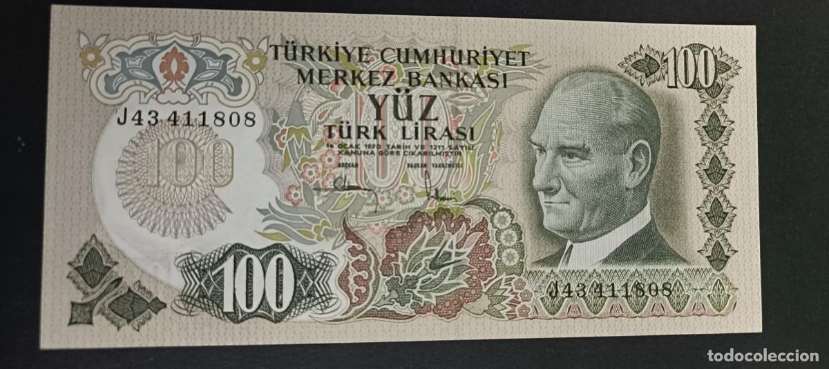 Billetes extranjeros: TURQUIA(TURKIA) 100 LIRAS S/F 1983 S/C P=189c