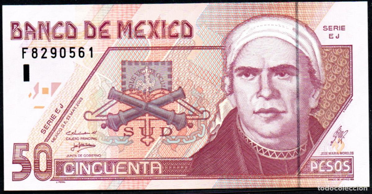 Billetes extranjeros: MEXICO (MEJICO) - 50 PESOS 2003 - S/C PICK. 117 C
