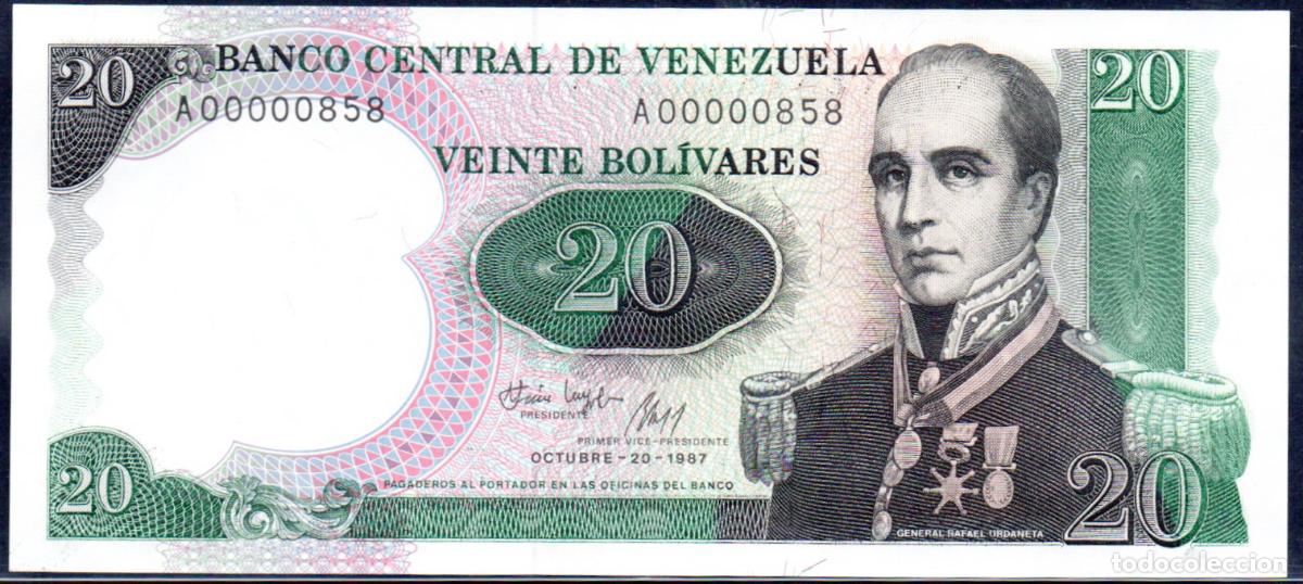 Billetes extranjeros: VENEZUELA - 20 BOLIVARES 1997 - S/C - RARO - PICK.71