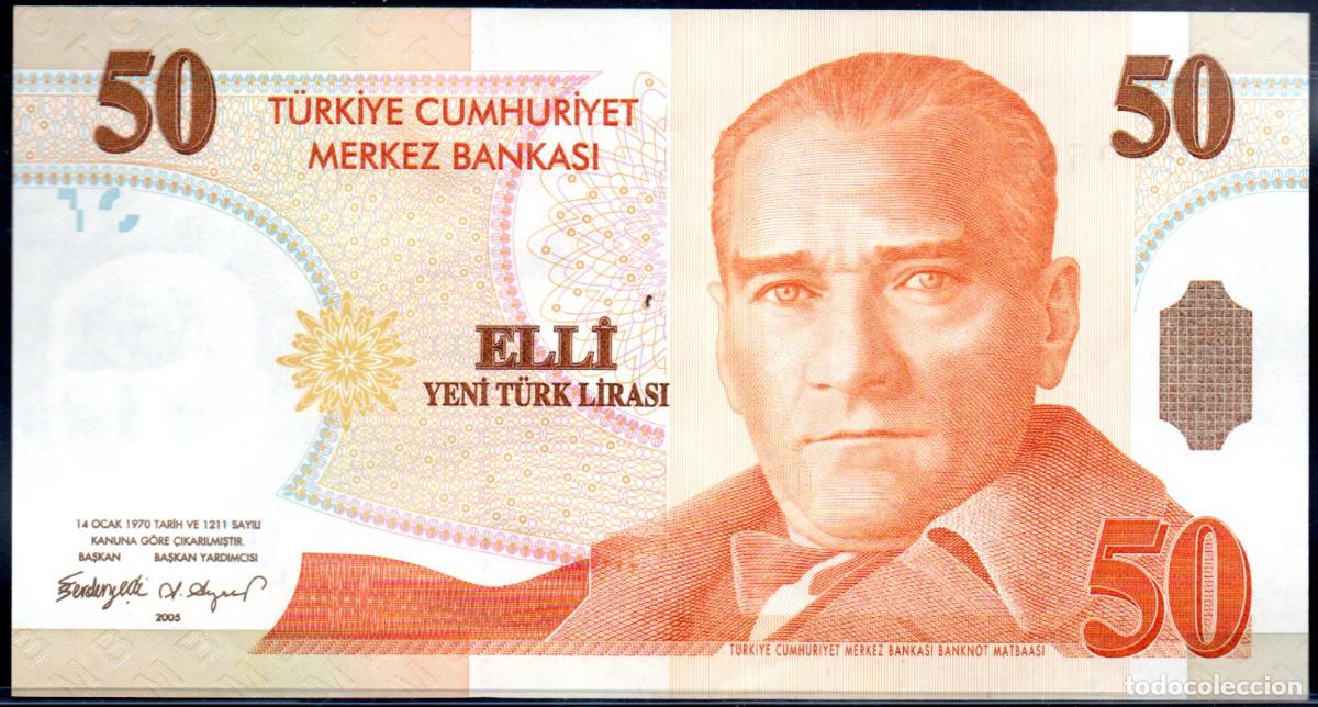 Billetes extranjeros: TURQUIA (TURKIA) - 50 LIRAS 2005 - S/C - PICK. 220