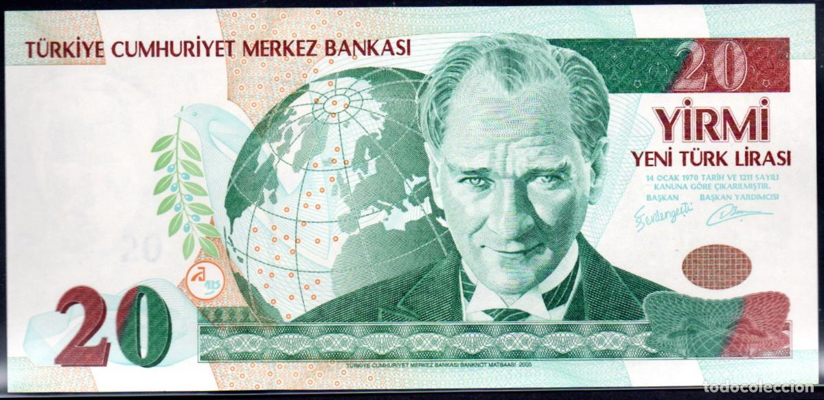 Billetes extranjeros: TURQUIA (TURKIA) - 20 LIRAS 2005 - S/C - PICK. 219