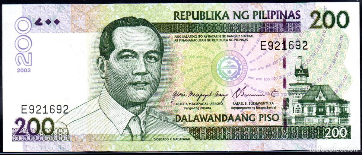 Billetes extranjeros: FILIPINAS - 200 PISO 2002 - S/C - PICK. 195