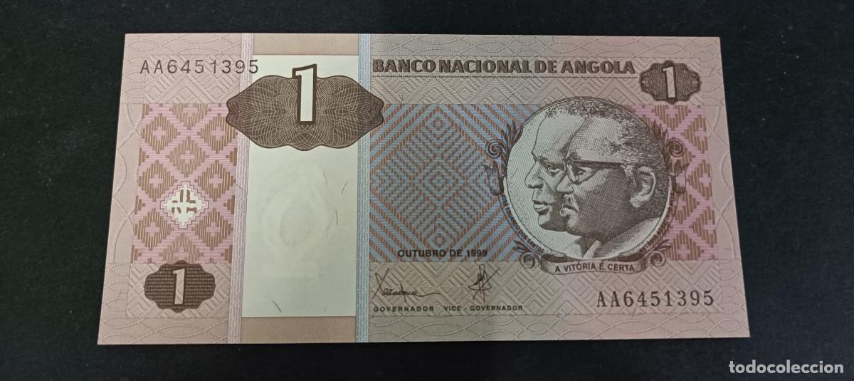 Billetes extranjeros: ANGOLA 1 KWANZA 1999 S/C P=14a