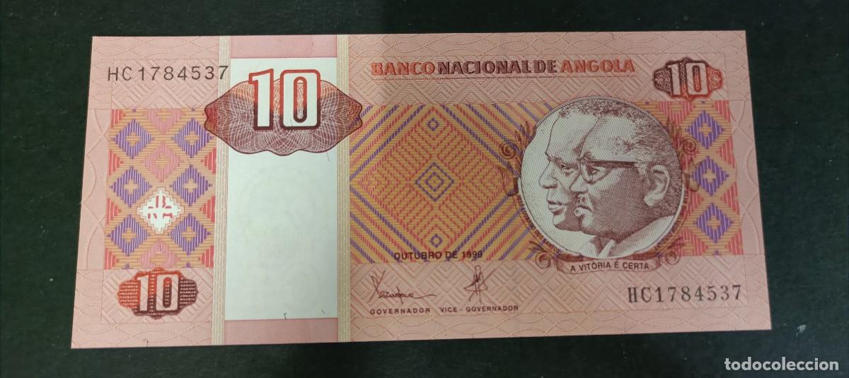 Billetes extranjeros: ANGOLA 10 KWANZAS 1999 S/C P=145a