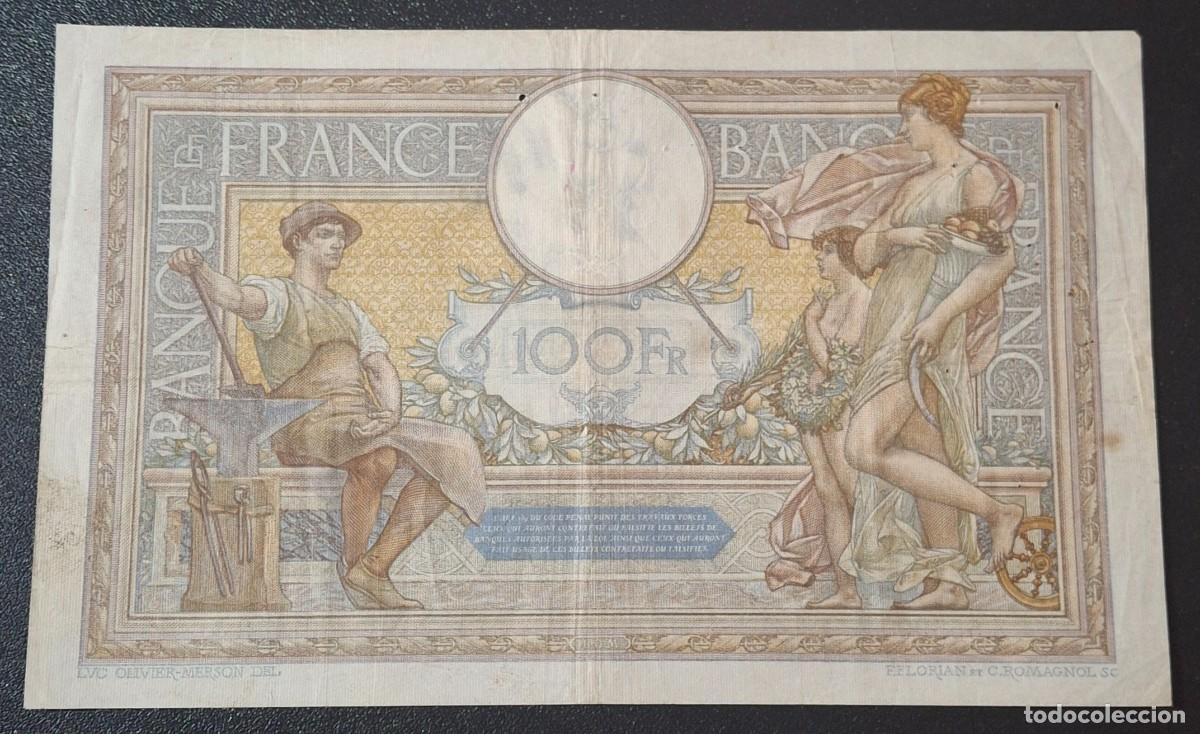 Billetes extranjeros: FRANCIA 100 Francos 1937 (MBC+) - Foto 2