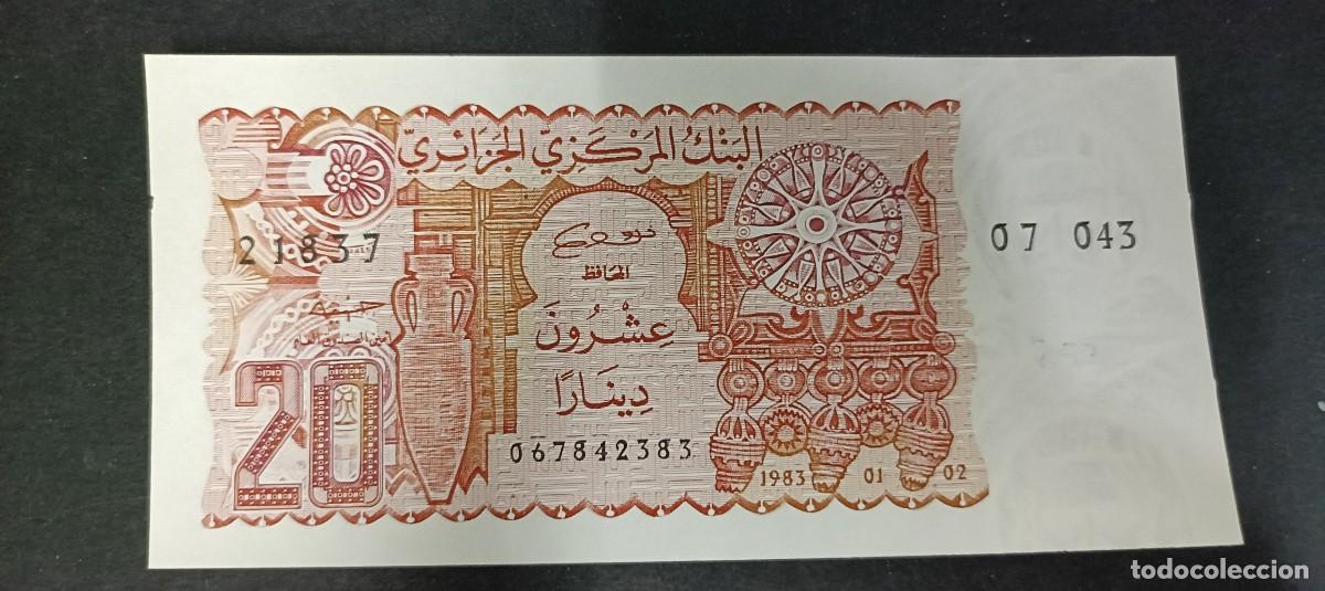 Billetes extranjeros: ARGELIA 20 DINARS 1983 S/C P=133a