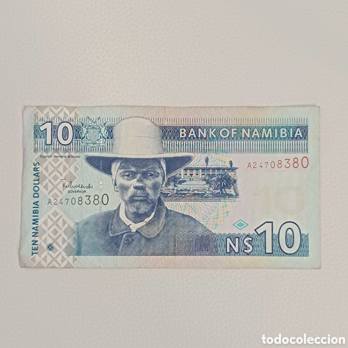Billetes extranjeros: Billete de 10 dolares de Namibia 1993