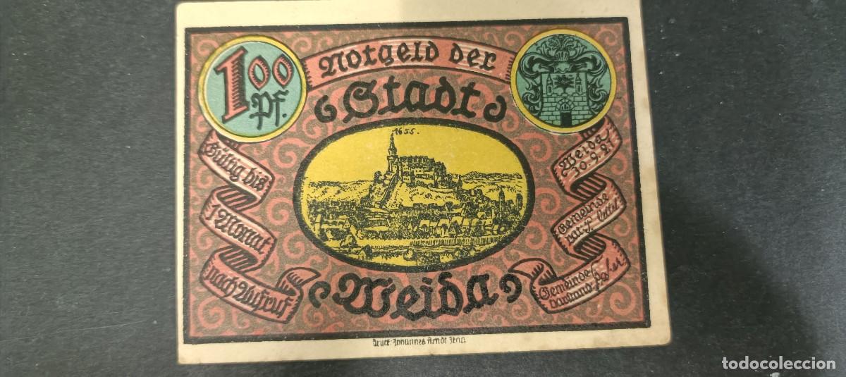 Billetes extranjeros: ALEMANIA 100 PFENNIG 1921 MBC(DINERO LOCAL POSGUERRA 1&ordf; GM)