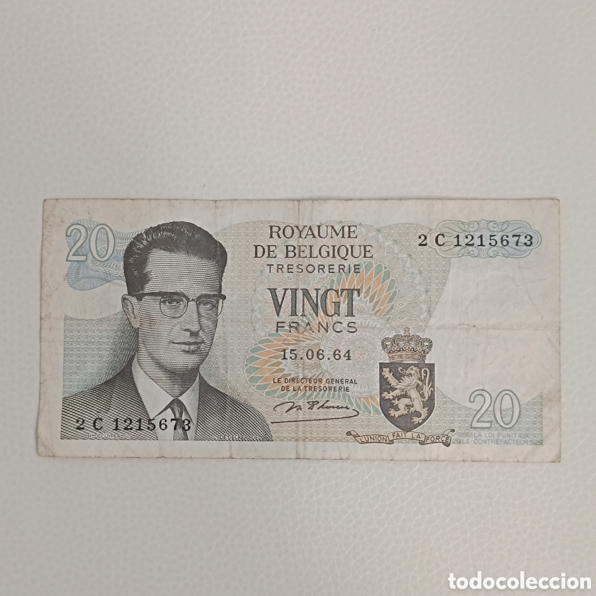 Billetes extranjeros: Billete de 10 francos noruegos.